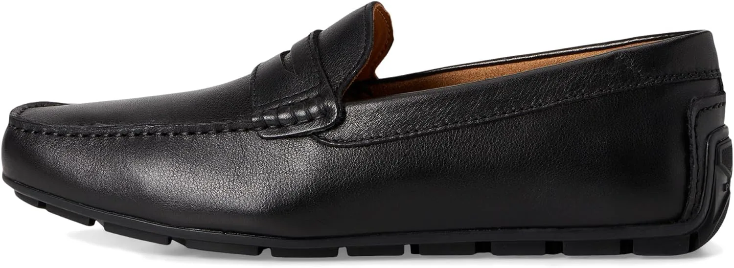 Мужские слипоны Florsheim Motor Smooth Moc Toe Penny Driver, черный — фото 2