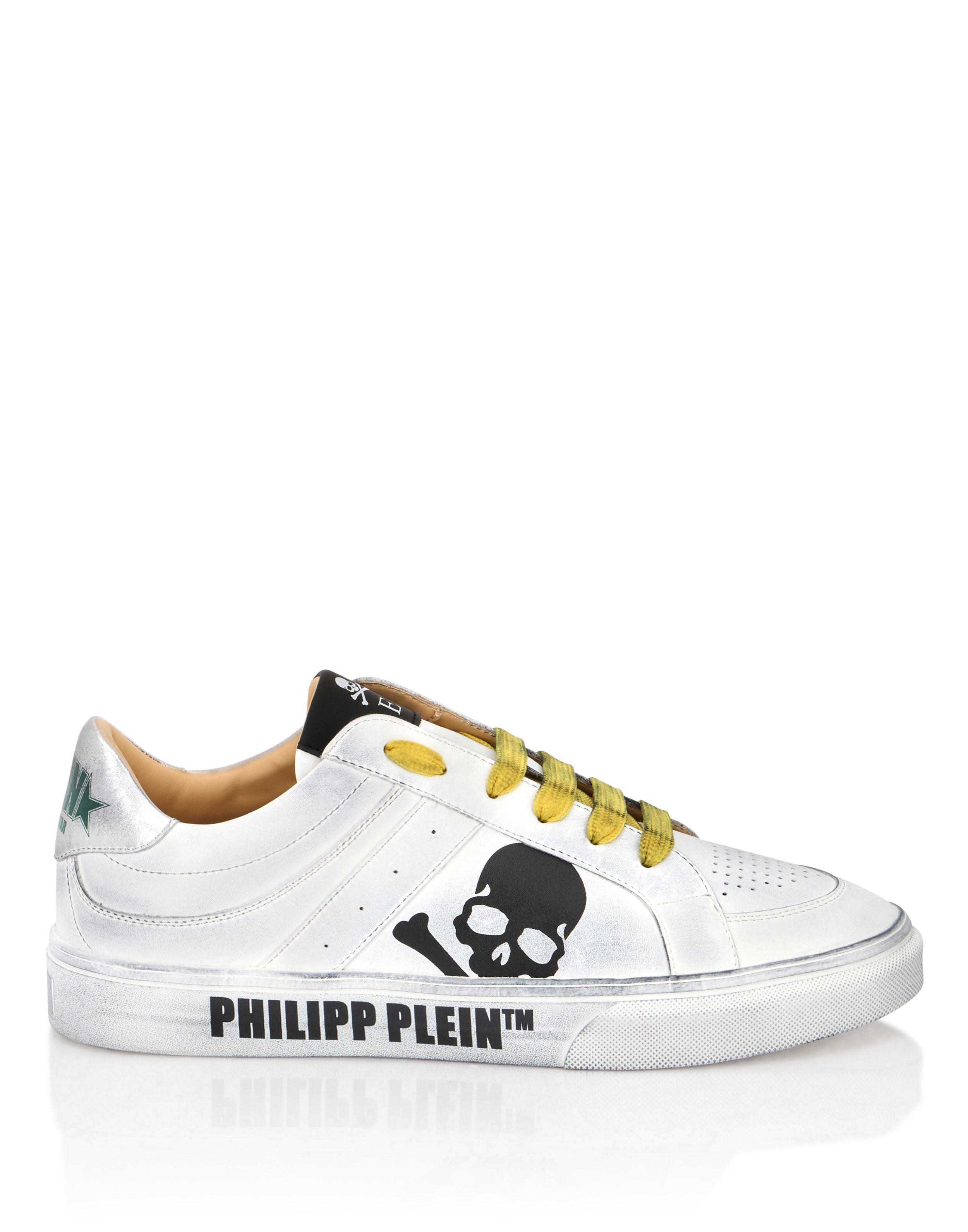 Кожаные низкие кроссовки Retrokickz  PHILIPP PLEIN, белый — фото 2