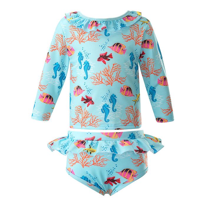 

Комплект унисекс Coral Reef Rashguard Rachel Riley, синий