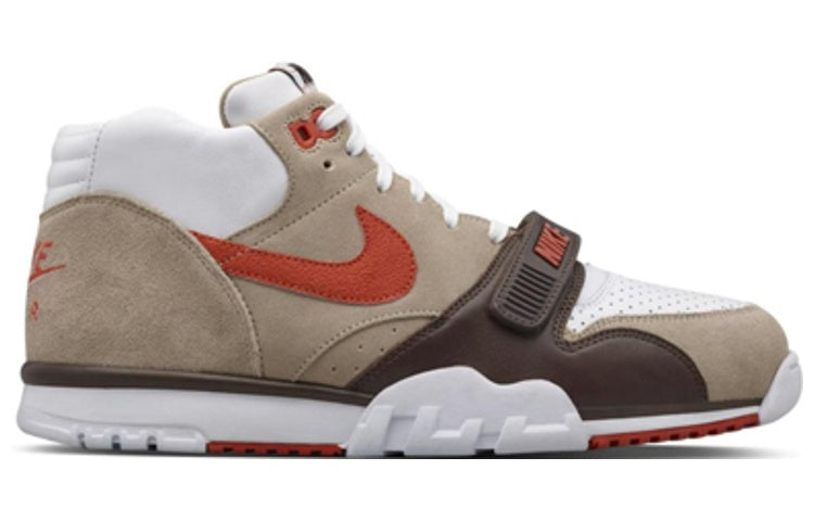 Носки Nike Fragment Design x Air Trainer 1 Mid SP 'French Open', желто-коричневый — фото 2