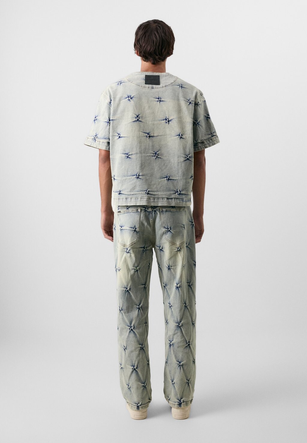 

Джинсы свободного кроя SALEH UNISEX Don't Waste Culture, цвет Bleached Denim