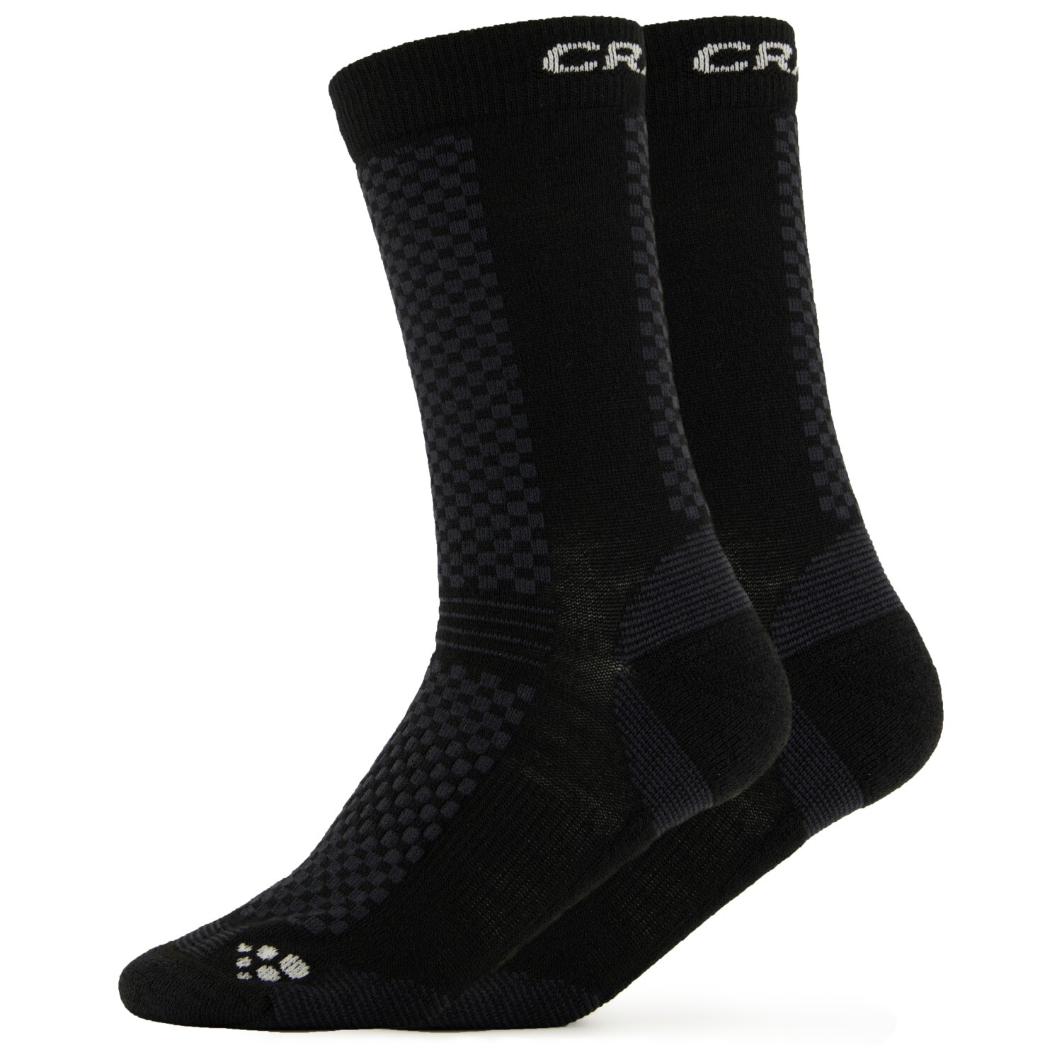 

Многофункциональные носки Craft Warm Mid 2 Pack Sock, цвет Black/White