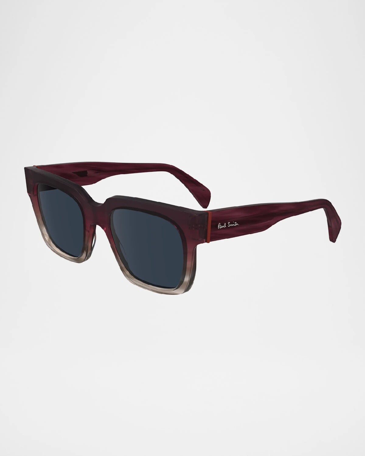 

Мужские квадратные солнцезащитные очки Kenley из ацетата Paul Smith, цвет Burgundy/Nude