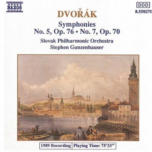 

CD диск Dvorak / Gunzenhauser / Slovak Po: Symphonies 5 & 7