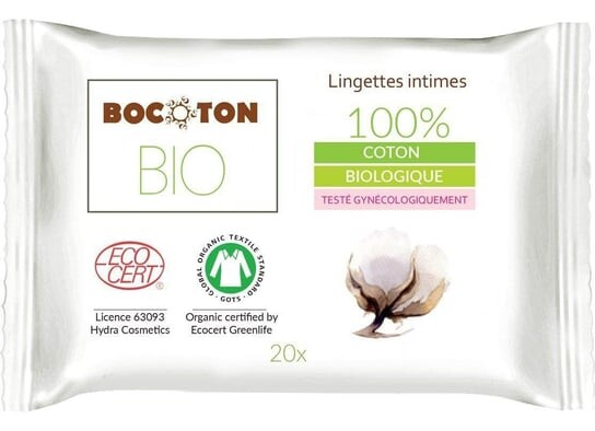 

Бокотон, салфетки для интимной гигиены, 20 шт., Bocoton
