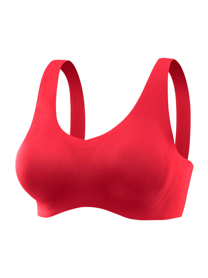 

Бюстгальтер-бралетт вишнево-красного цвета nuance