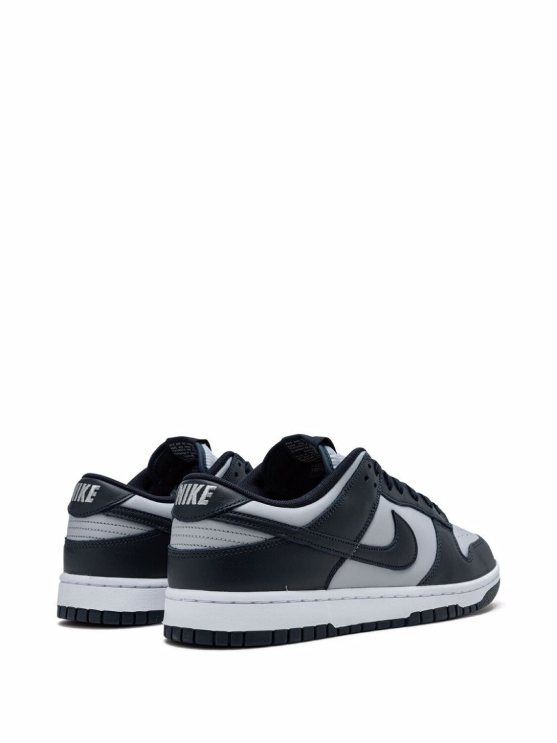 Кроссовки Nike Dunk Low, черный/серый — фото 3