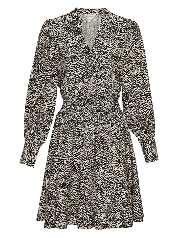 

Короткое платье MOSS COPENHAGEN Kleid Amabella, цвет Beige/Schwarz