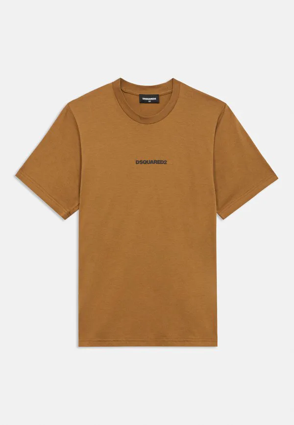 Свободная базовая футболка унисекс Dsquared2, Bronze Brown
