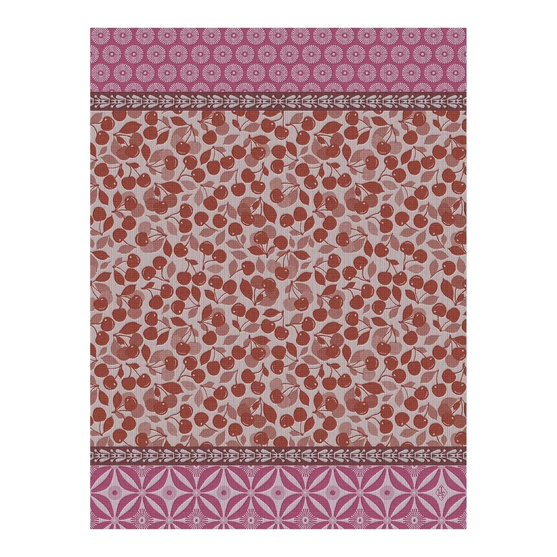 

Хлопковое кухонное полотенце Cerises Le Jacquard Français, вишня