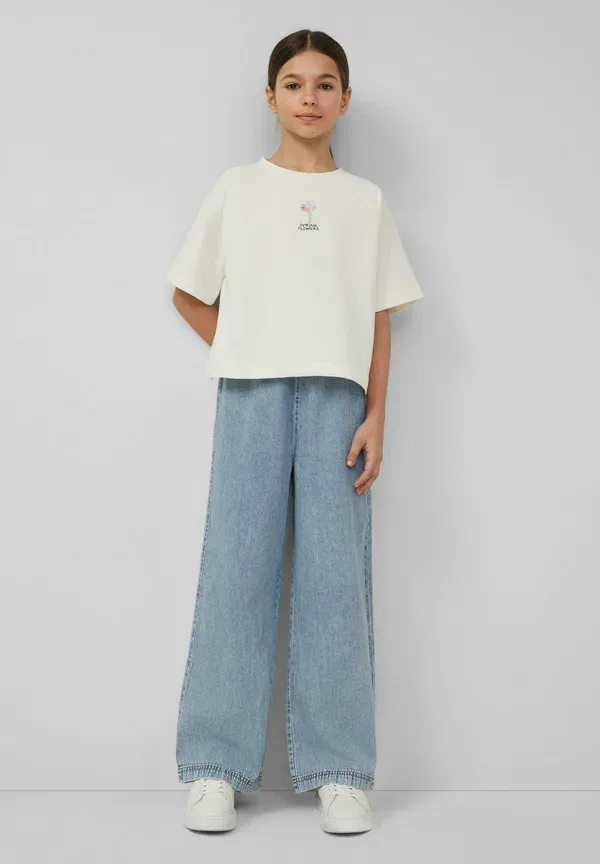 Джинсы S.Oliver, модель wide leg relaxed fit jeans, синий