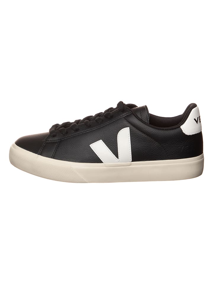 

Кроссовки на шнуровке Veja Leder-Sneakers Campo, черный/белый