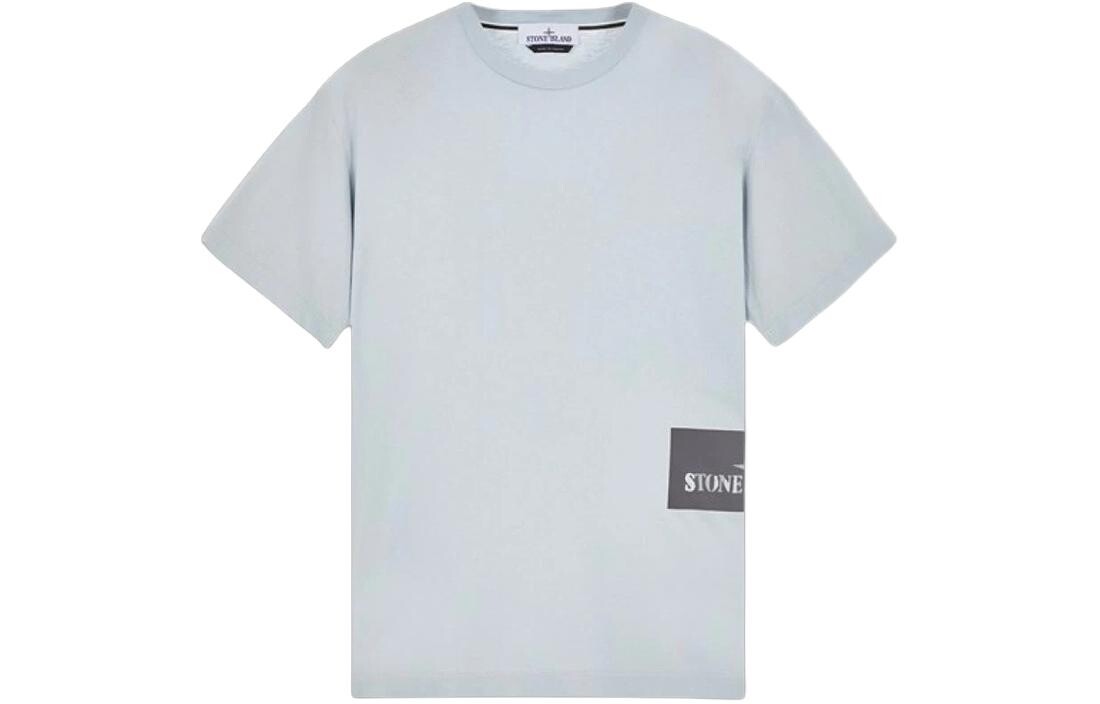 

Футболка мужская синяя Stone Island, синий