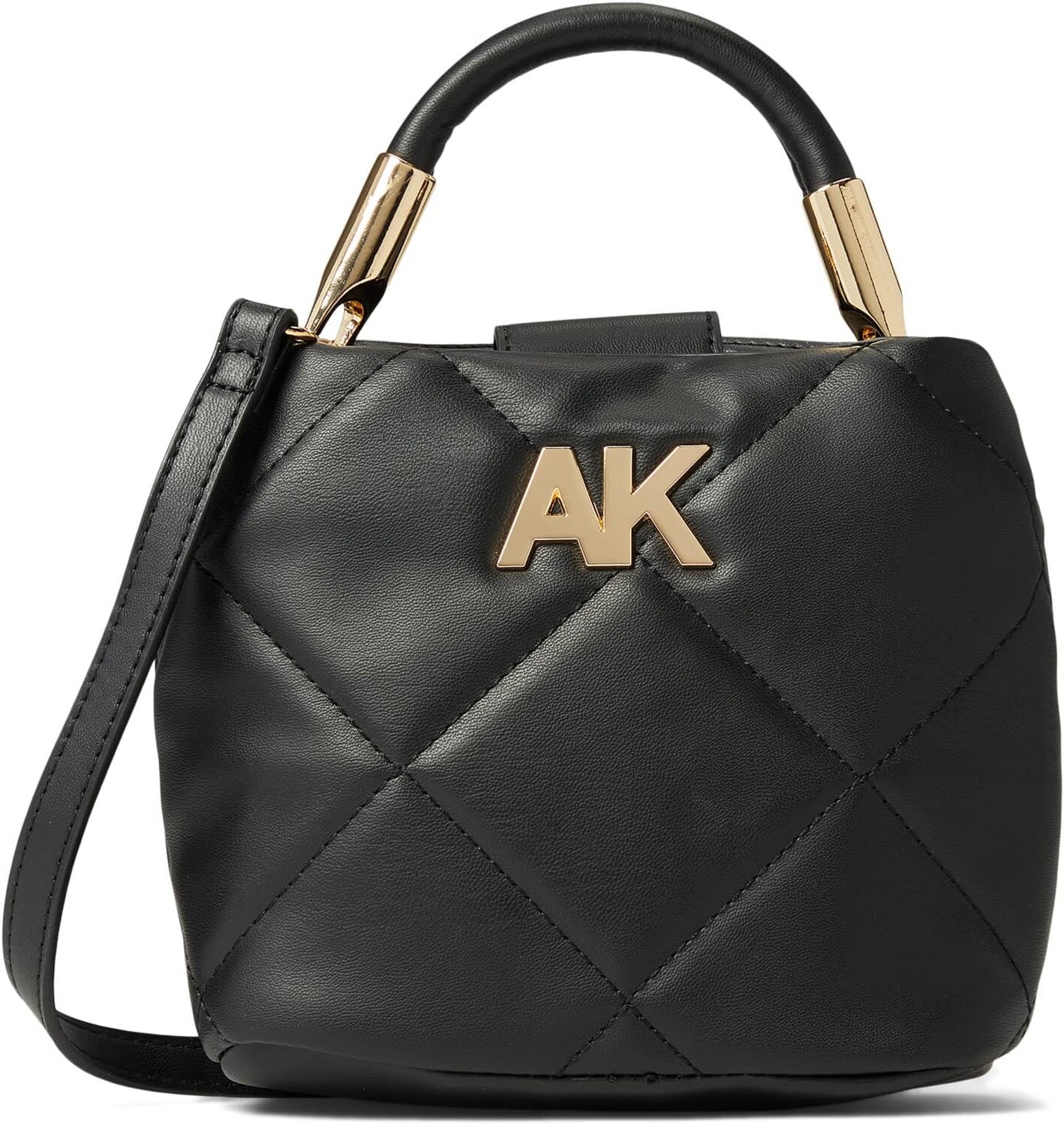 

Сумка кросс-боди Anne Klein Quilted Top-Handle Crossbody, черный