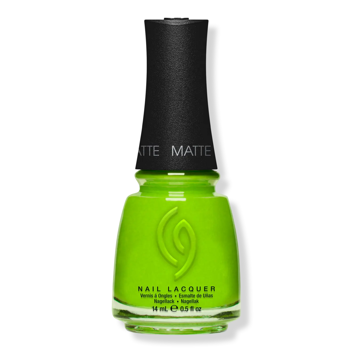 

Лак для ногтей Mega Pigment с блестками China Glaze, Frosty Lime (neon lime green with fine silver glitter)
