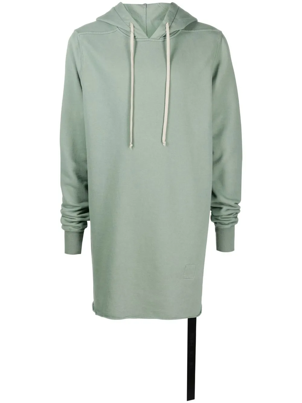 

Худи с отделкой в рубчик Rick Owens DRKSHDW, зеленый