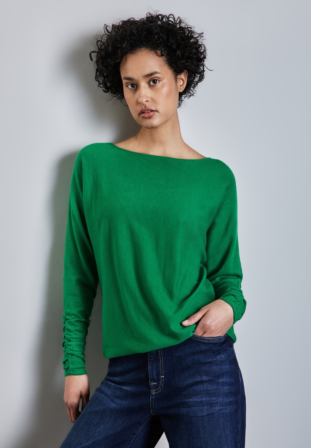 

Свитер DOLMAN Street One, светло-зеленый