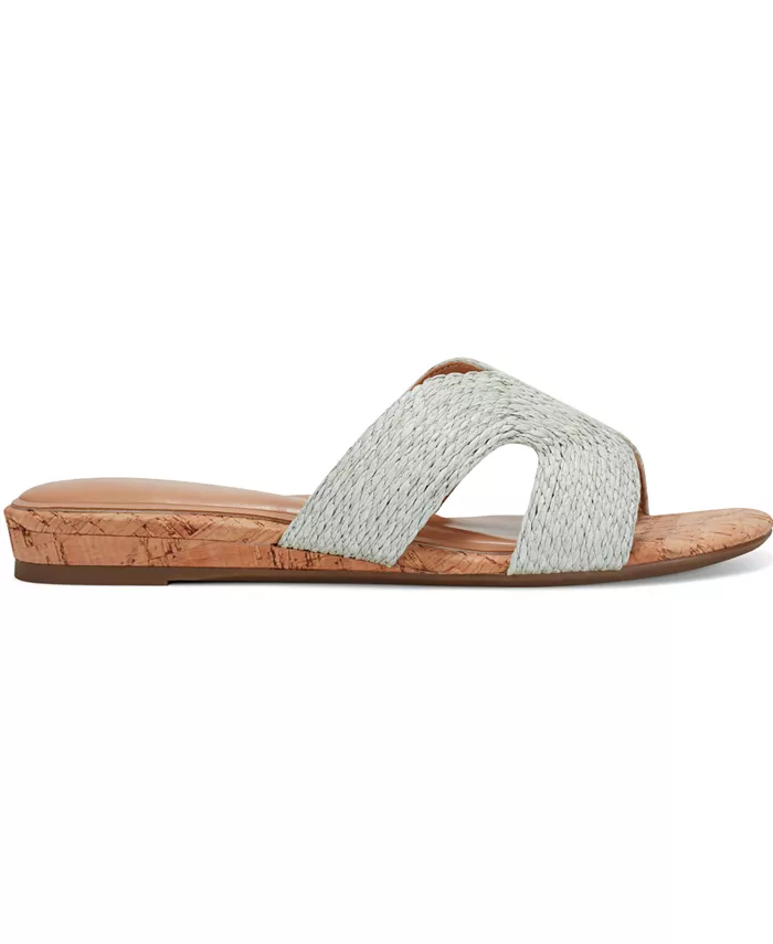 Женские сандалии Christy Slip On на плоской подошве Easy Spirit, синий — фото 2