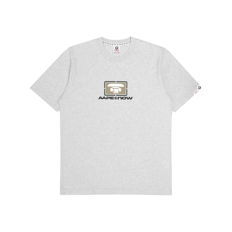 

Aape Футболка мужская белая серая