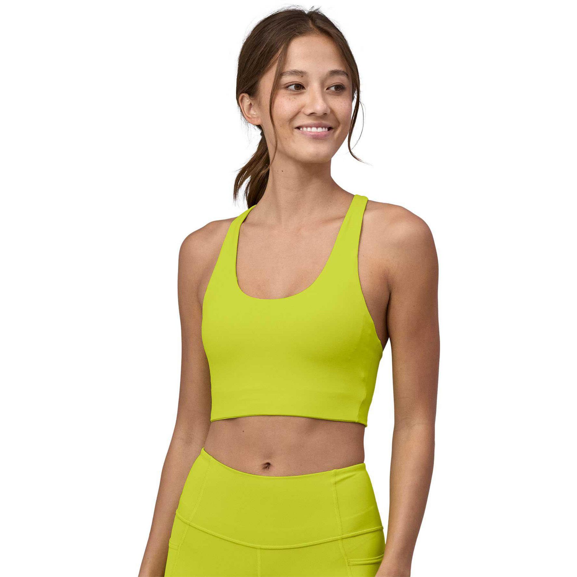 

Женский бюстгальтер Maipo Mid Impact Patagonia, Phosphorus Green