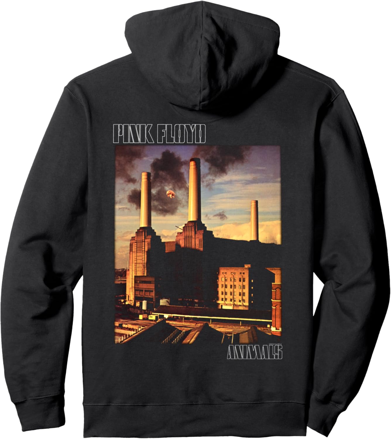 

Худи Pink Floyd Animal Cover Rock Music Band, черное, размер S