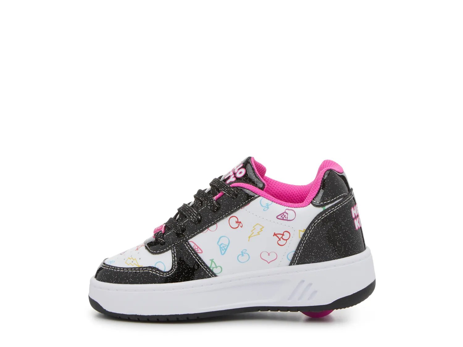 Кроссовки Heelys Kama Hello Kitty Skate Shoe - Kids', черный/белый/мультиколор — фото 3