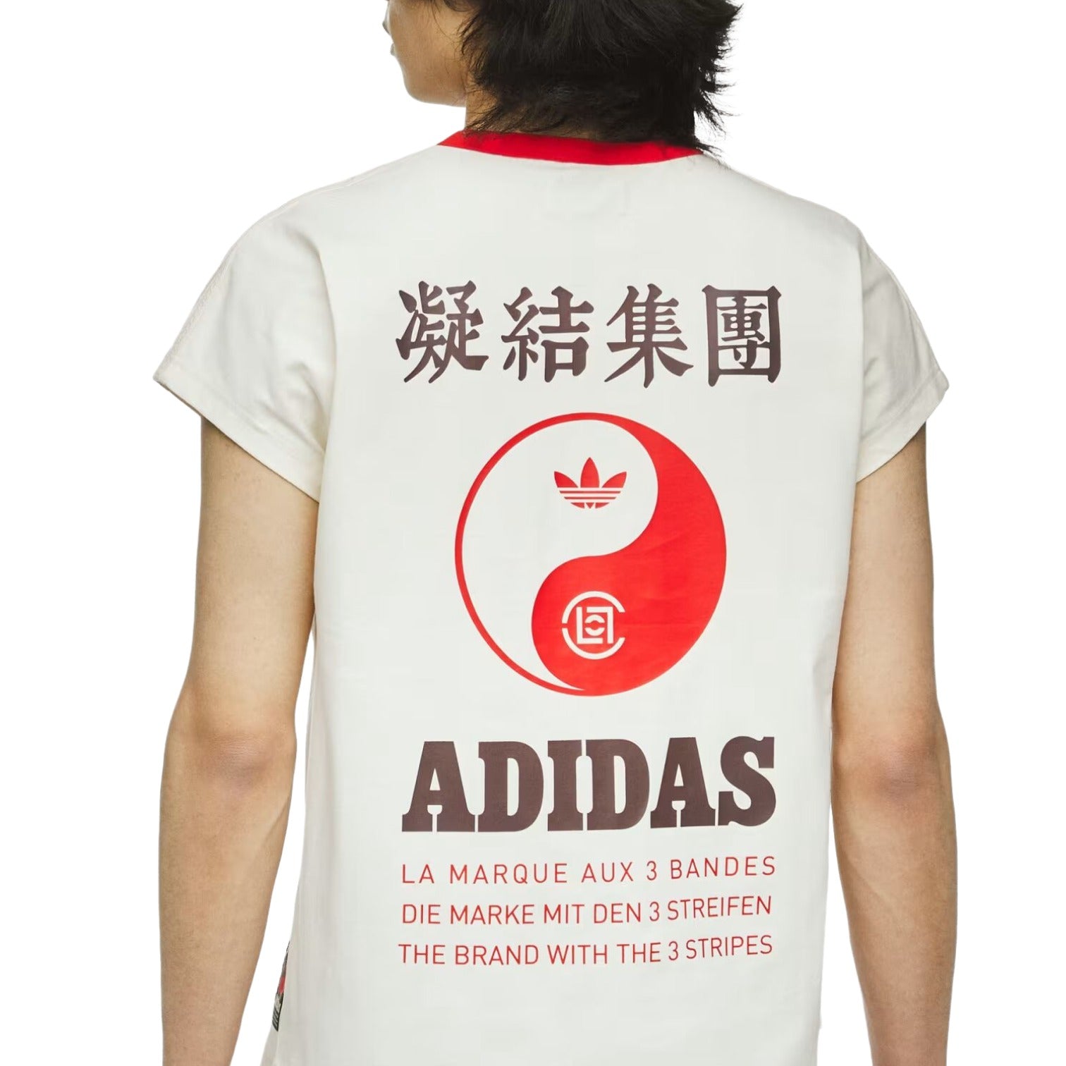 Футболка Adidas x CLOT by Edison Chen Dolman 'Wonder White' — фото 4