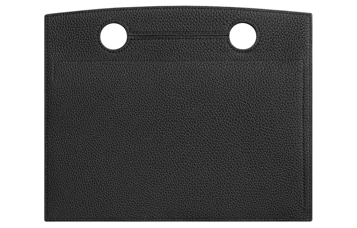 Клатч на пояс из кожи телёнка Togo женский 89 Noir Black HERMES — фото 3
