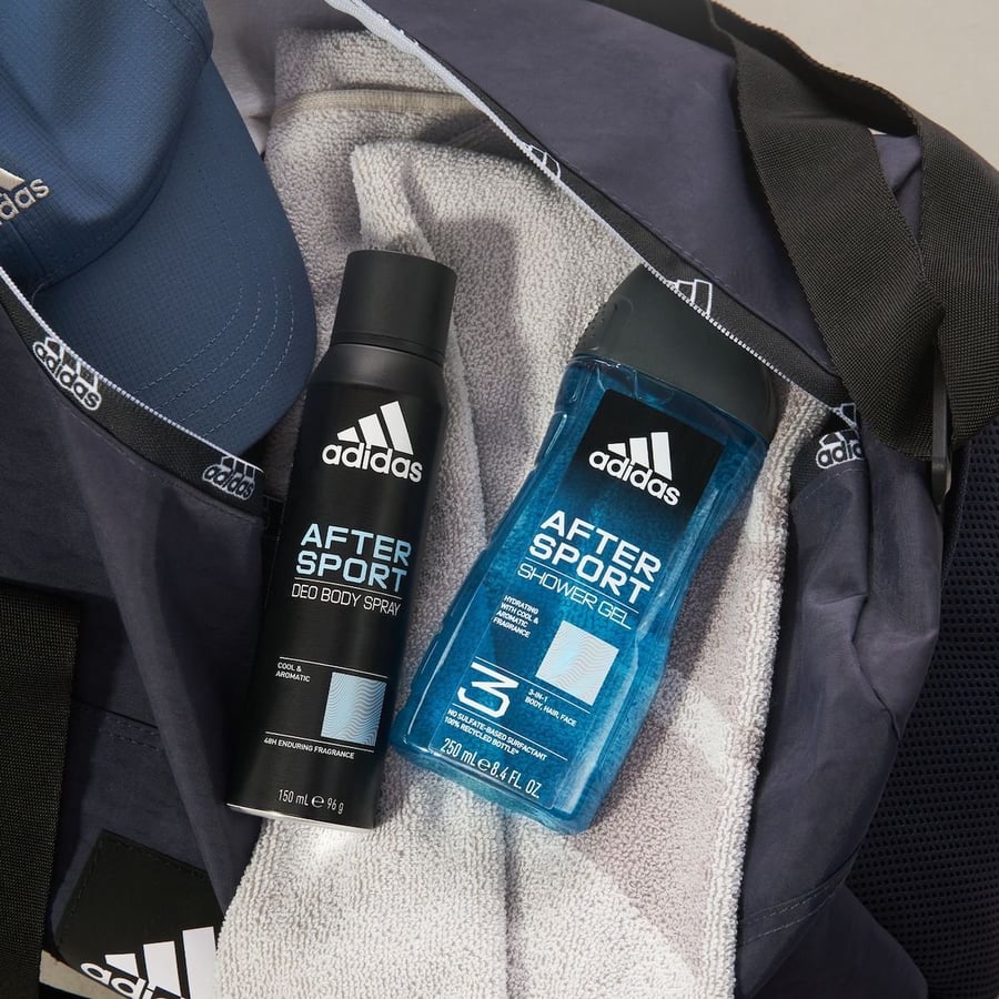 Гель для душа после занятий спортом для мужчин 3 в 1 Бренд Adidas — фото 4
