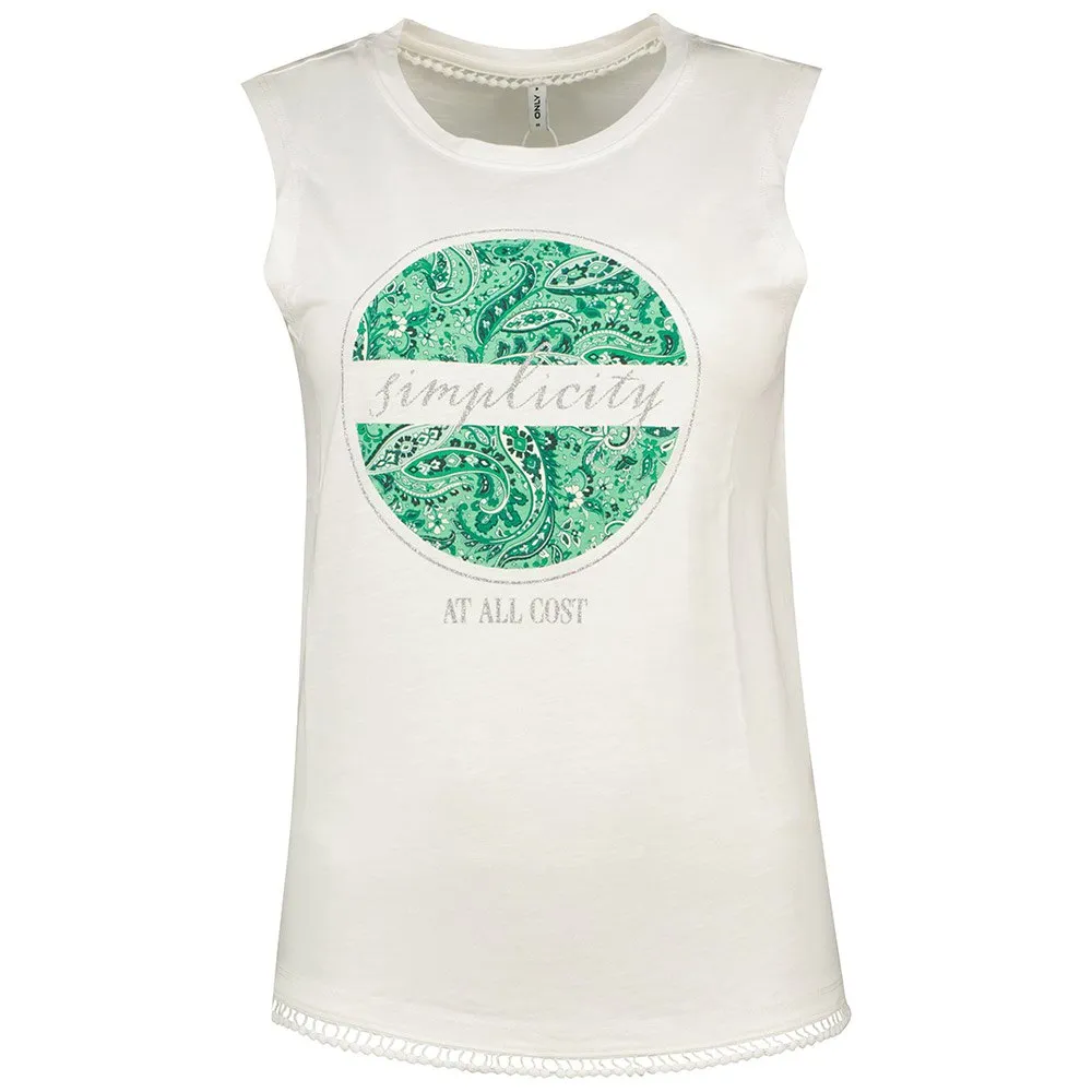 

Футболка Only Siri Life Sleeveless, зеленый