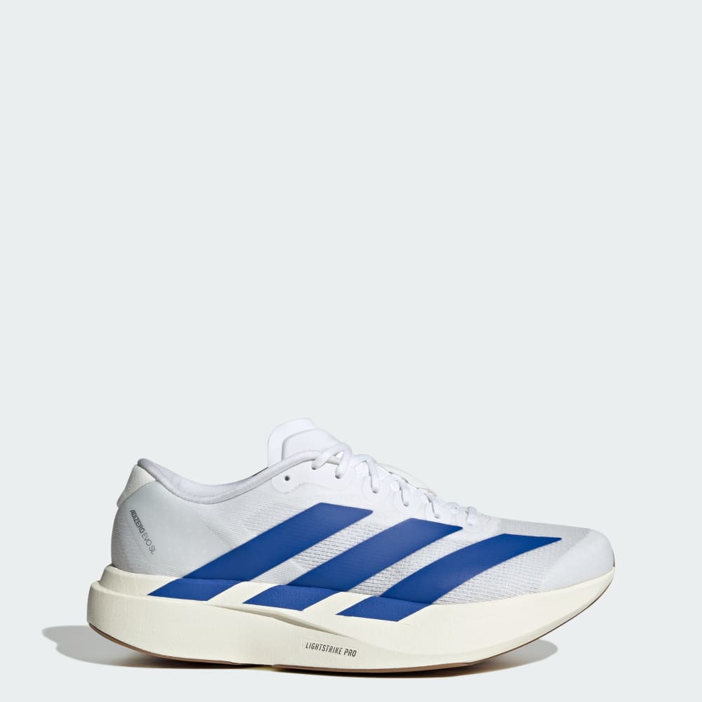 Кроссовки Adidas Adizero EVO SL Shoes, цвет Cloud White/Royal Blue/Pure Ruby — фото 2