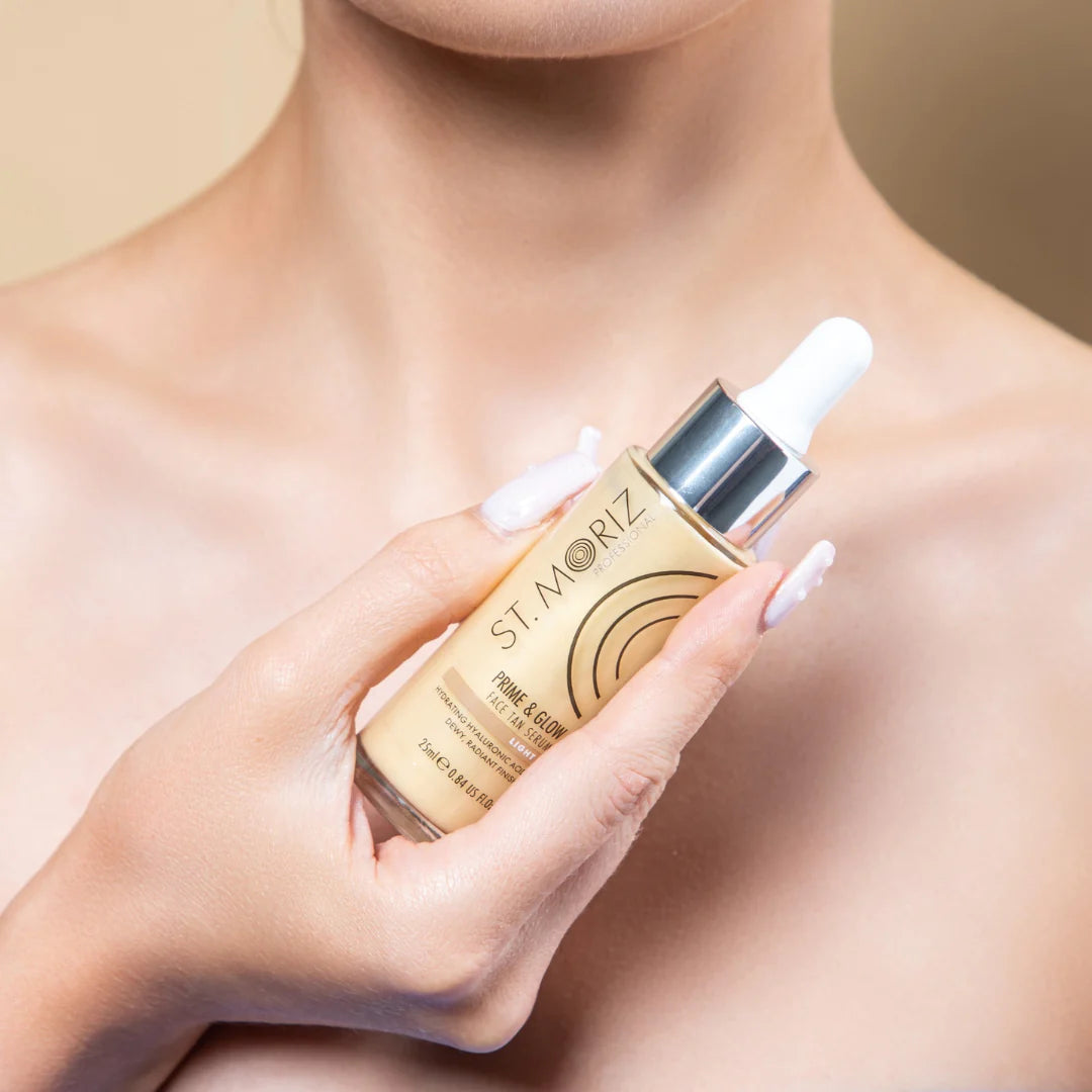 Средство для загара professional - prime and glow - selbstbräunungsgesichtsserum St Moriz, объем 25мл — фото 3