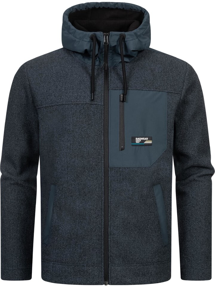

Флисовая куртка ragwear Brodney, цвет night blue