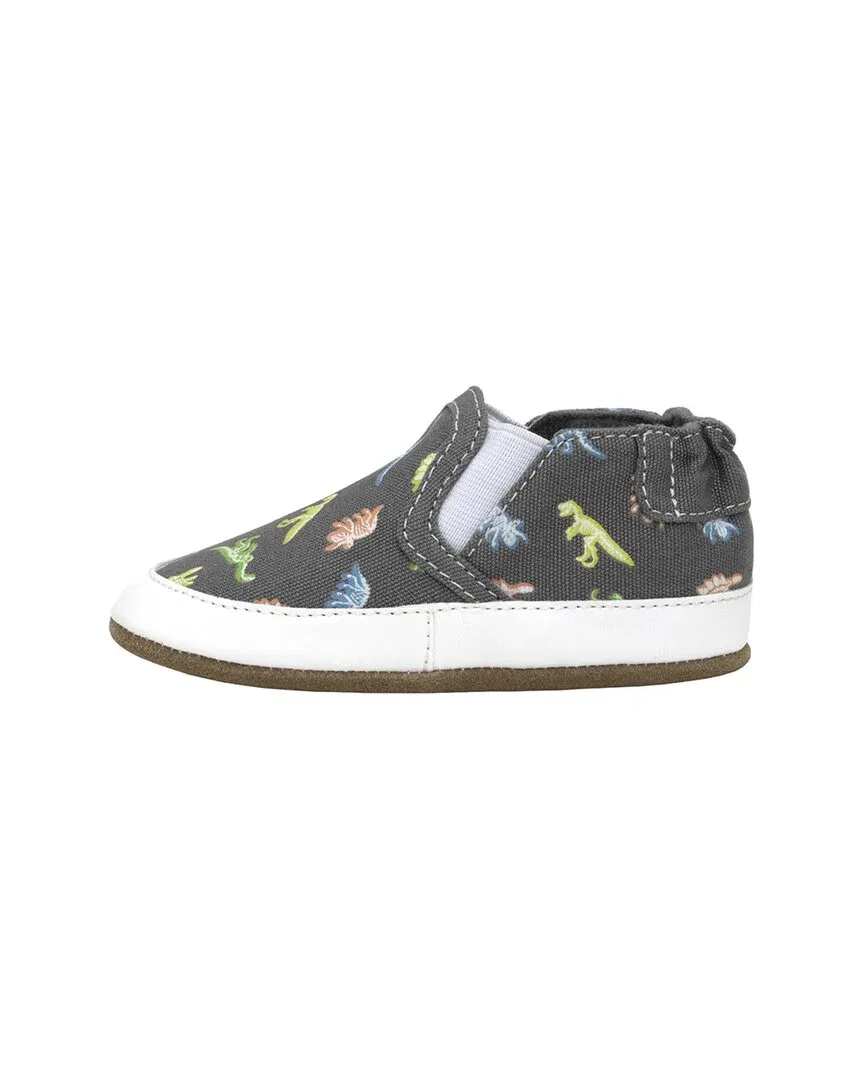 Robeez Glowing Dinos Soft Sole, серый — фото 2