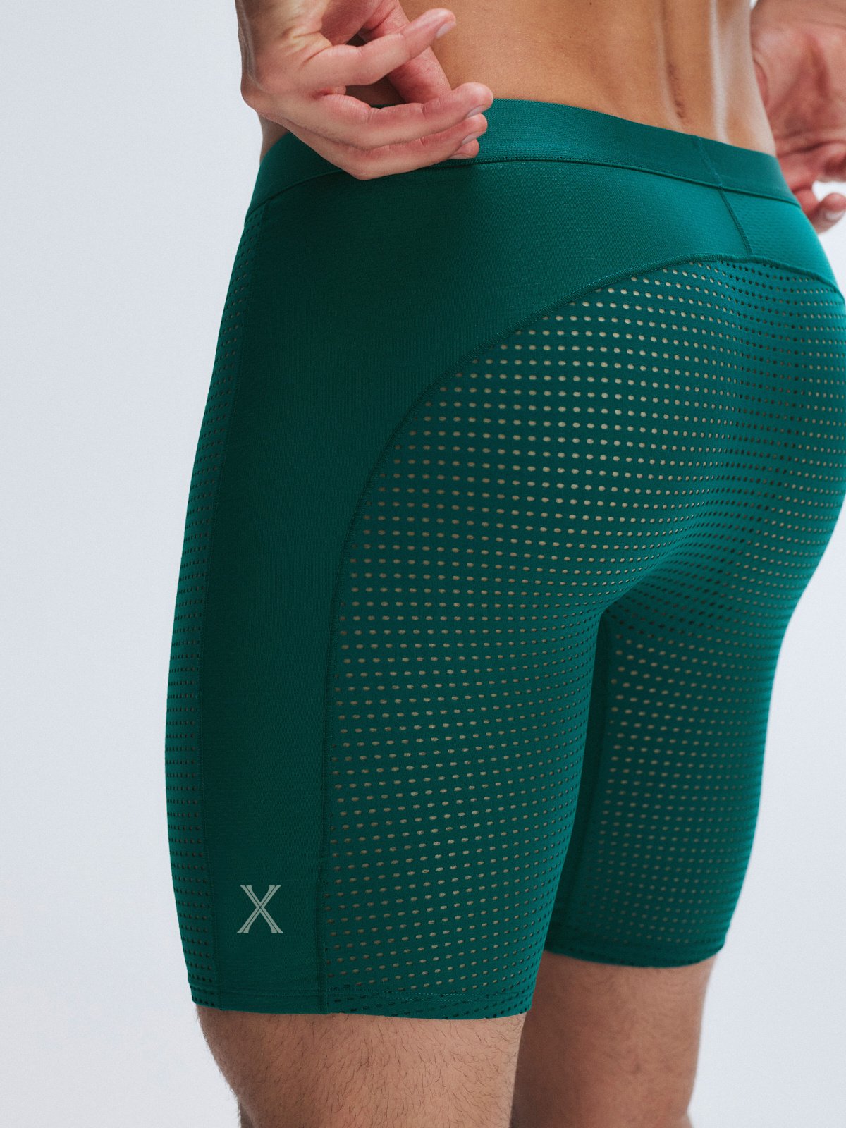 

Трусы боксеры Savage X Fenty Savage X Performance Long, цвет Viva Green