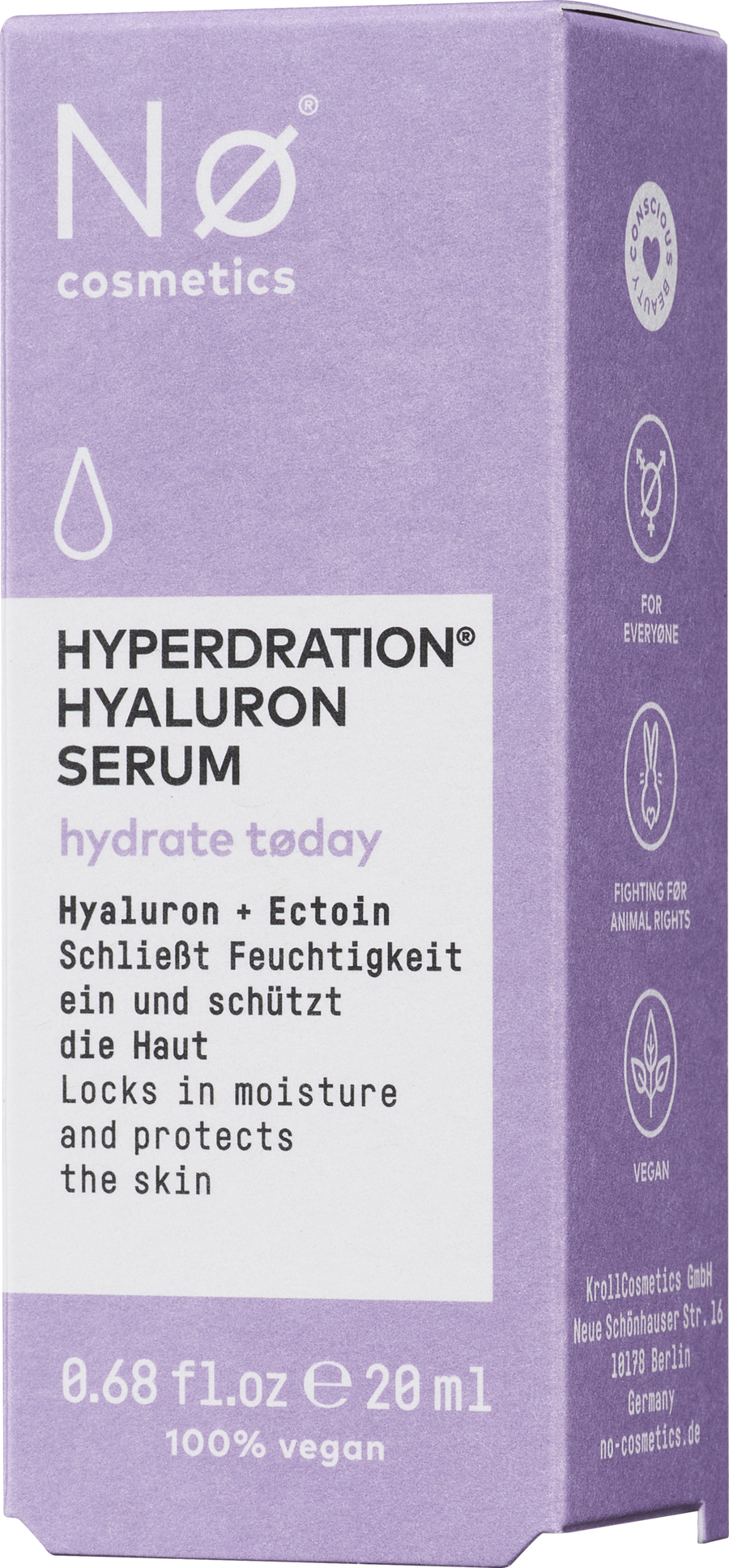 

Сыворотка для лица Nø hydrate today HYPERDRATION 4D HYALURON SERUM