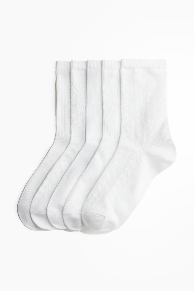 

5 упаковок носков H&M, мультиколор