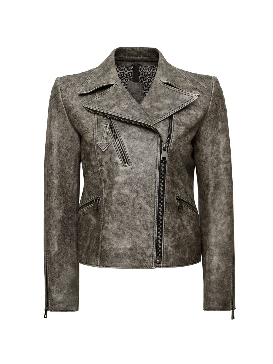 

Кожаная куртка Derimod Between-Season Jacket, серый