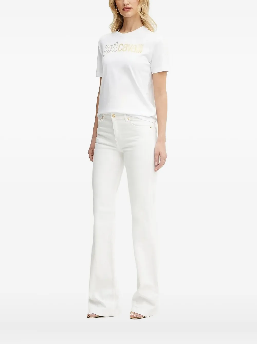 

Футболка с логотипом Just Cavalli, белый