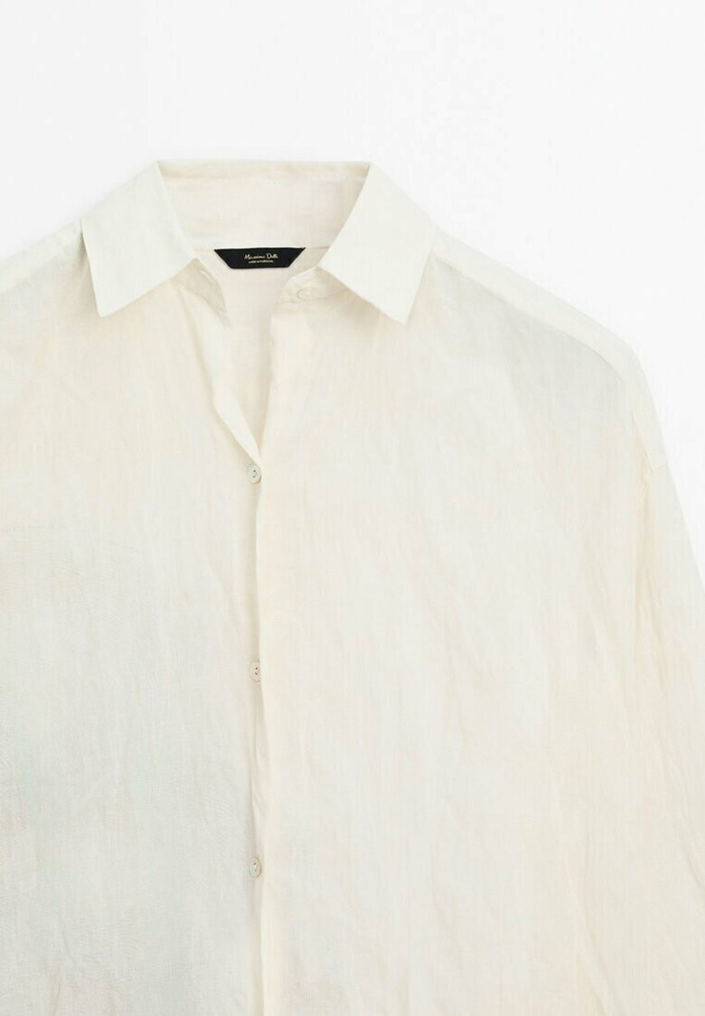

Рубашка-блузка Massimo Dutti, бежевый