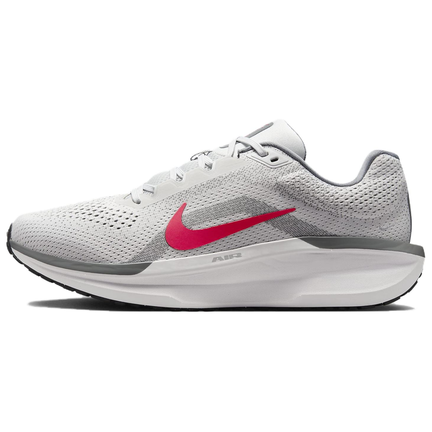 

Nike Winflo 11 Photon Dust Smoke Grey Light Smoke Grey Fire Red, Дымчато-серый/Светло-дымчато-серый/Огненно-красный
