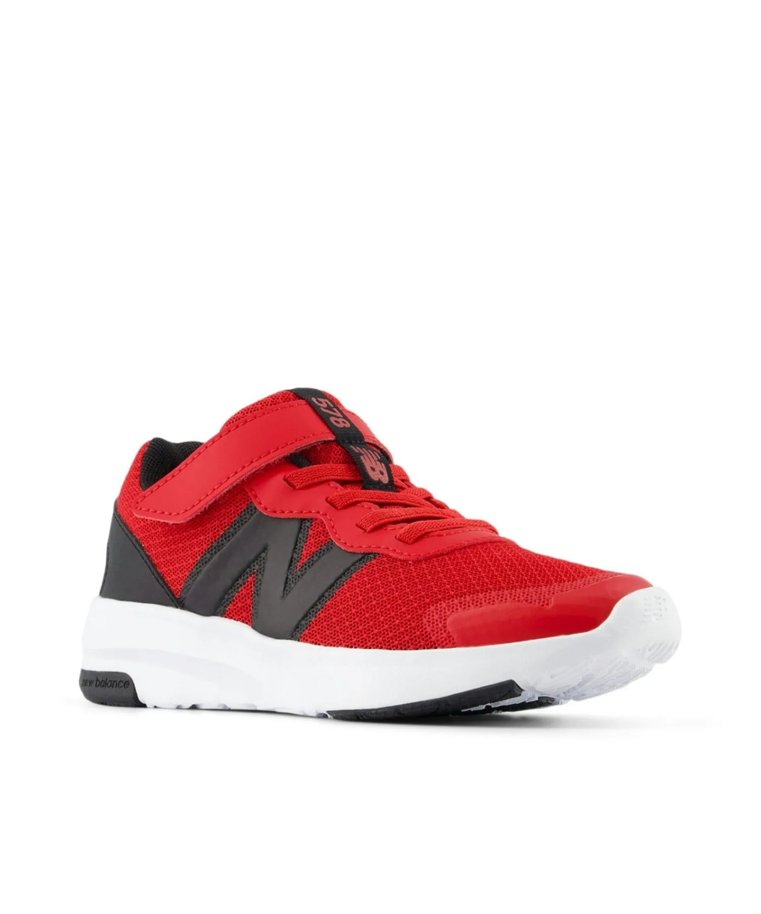 Детские кроссовки с липучкой New Balance 578v1 Strap красные — фото 3