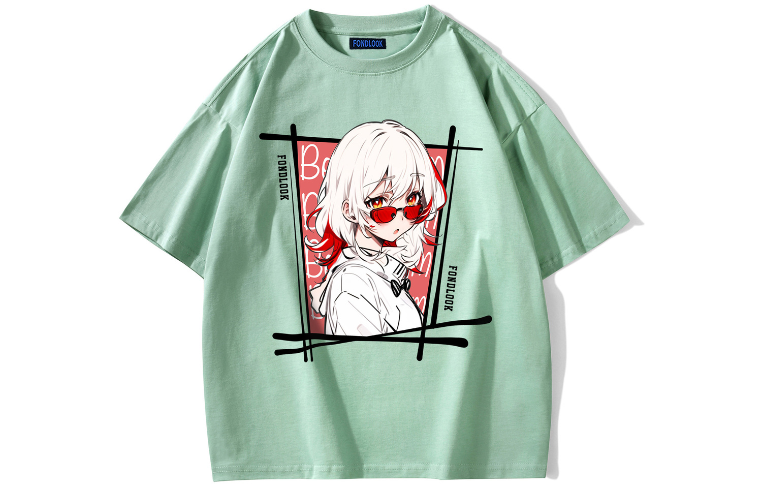 

Футболка унисекс FONDLOOK, светло-зеленый