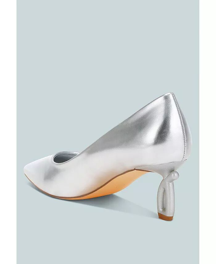 Туфли-лодочки Tagetes Metallic Fantasy Heel London Rag, серебряный — фото 3