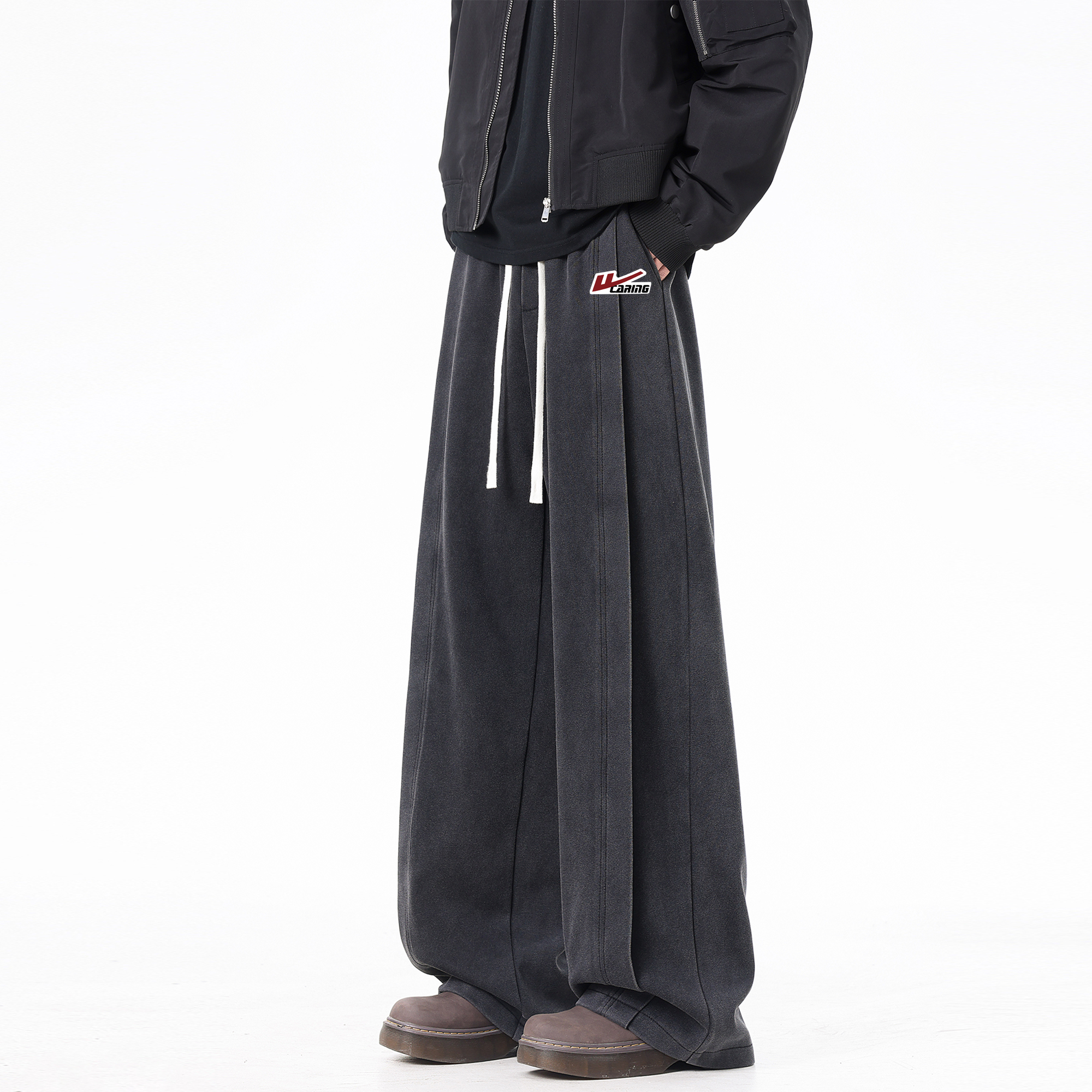 

Вязаные спортивные штаны Unisex WARRIOR, черный (diy badge)