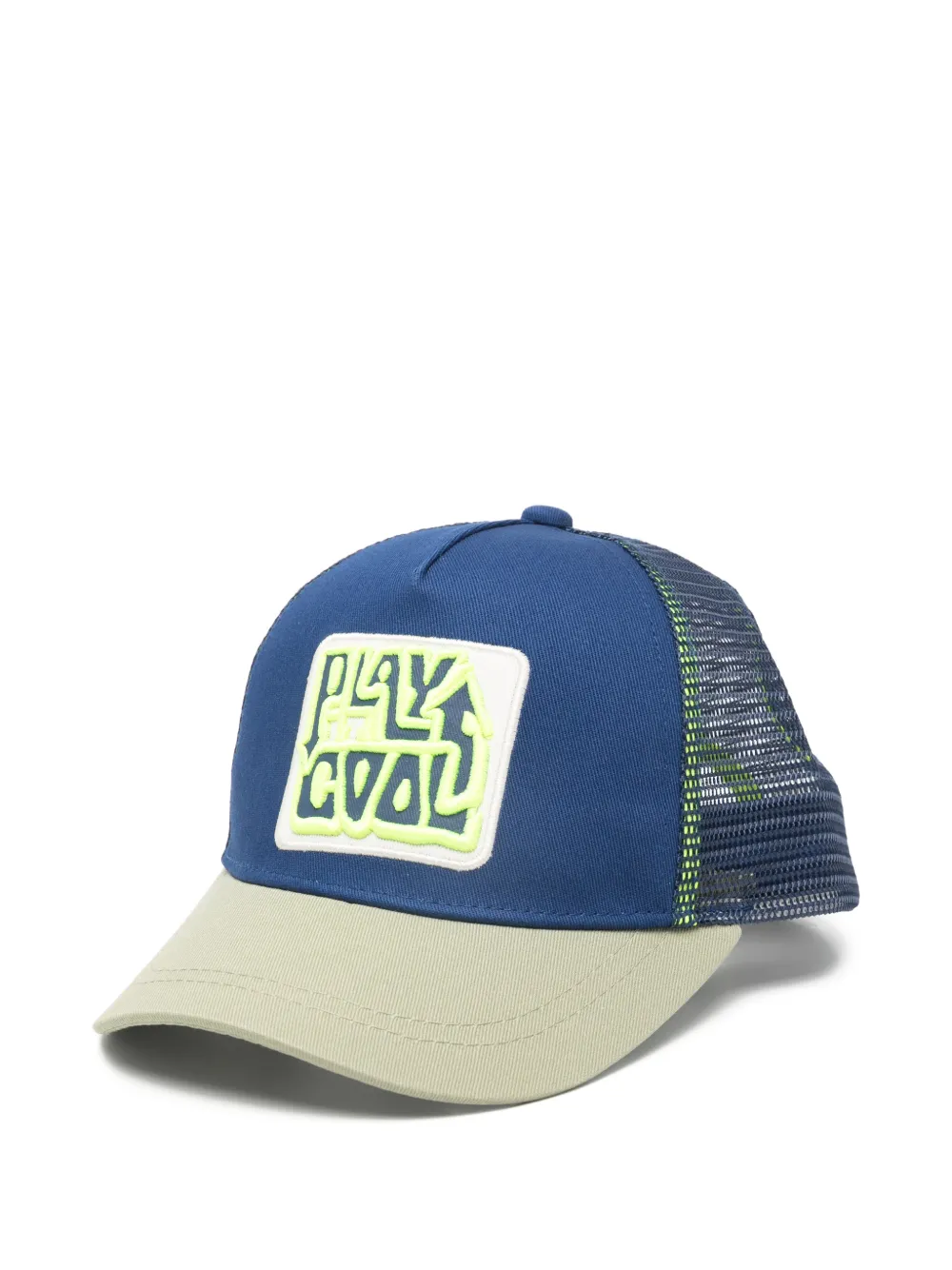 

Бейсболка с нашивкой-логотипом Billieblush, синий