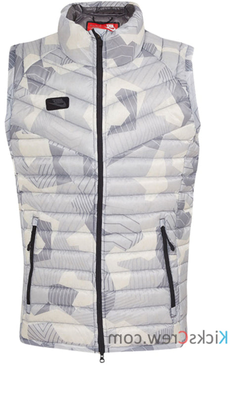 

Спортивный топ Nike Sportswear Vest Down Fill AOP Guild 'White Grey' 823682-100, белый
