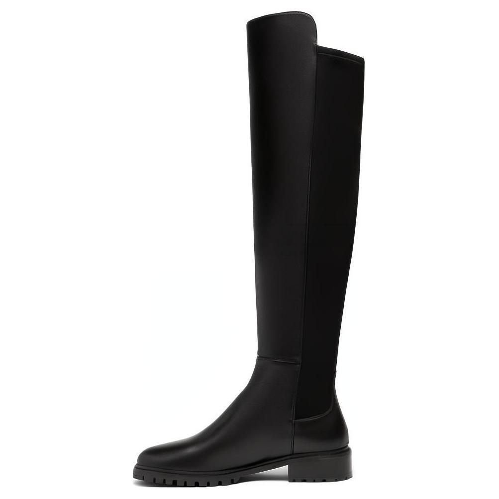 SW 5050 CITY Ботфорты высотой до колена 3 см Женские Черные Наппа Stuart Weitzman