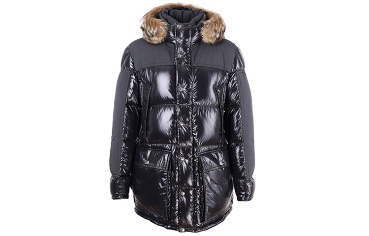 

Пуховик мужской черный Moncler