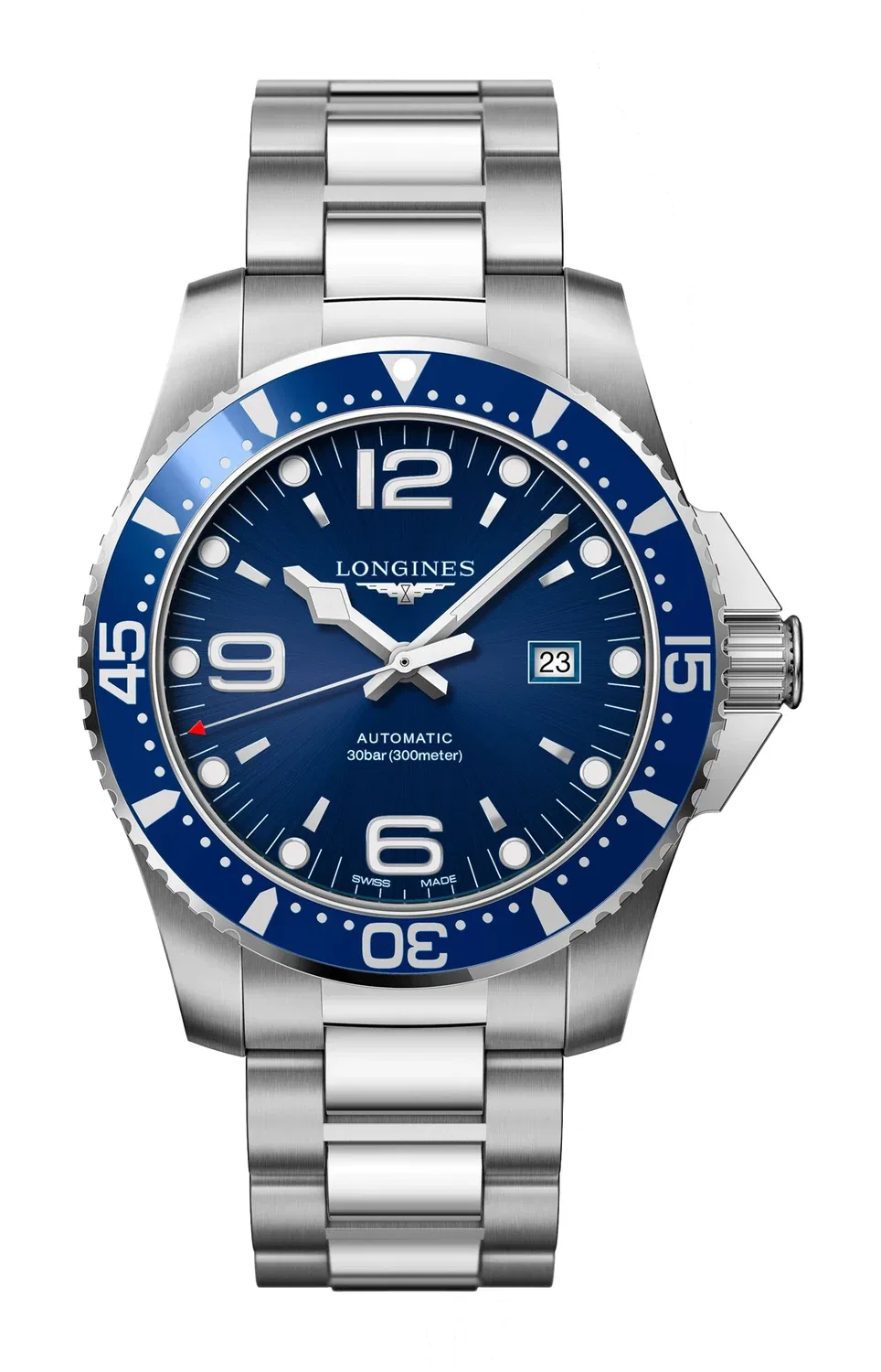 HYDROCONQUEST - L3.841.4.96.6 LONGINES, черный